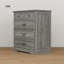 Commode d'appoint 5 tiroirs rustique-432309645