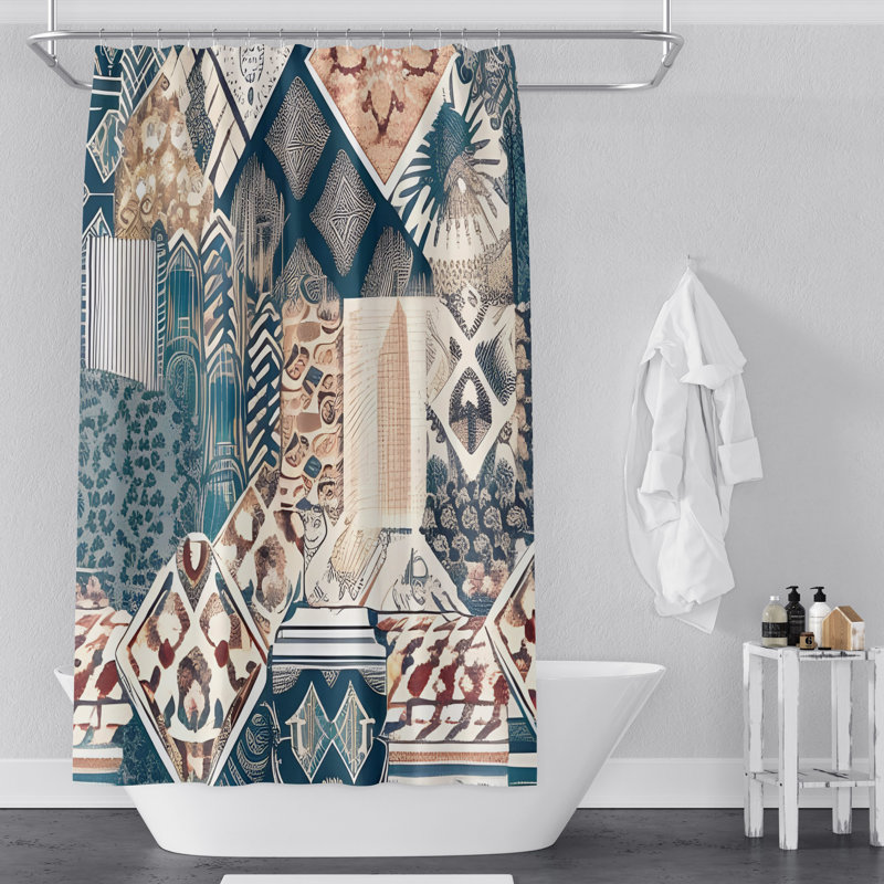Rideau de douche Arehart, H 72 po x l 70 po