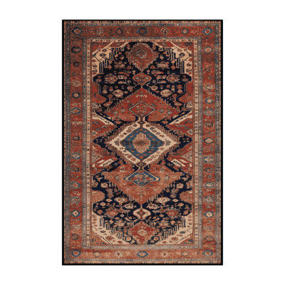 Tapis brun lavable à la machine