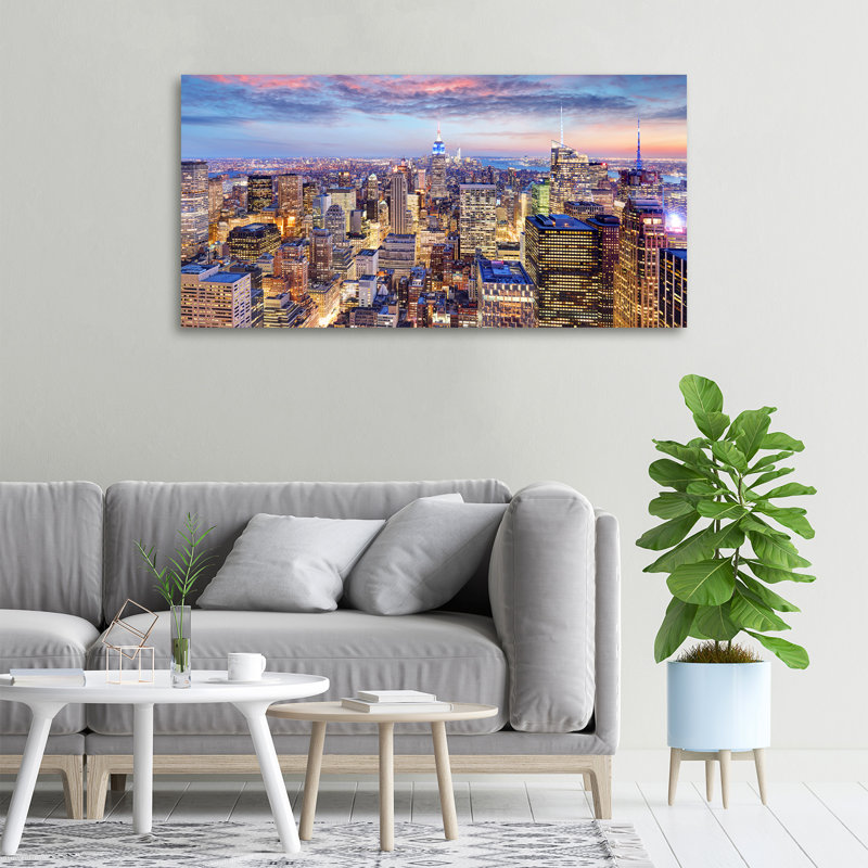 New York - No Frame Print on Canvas