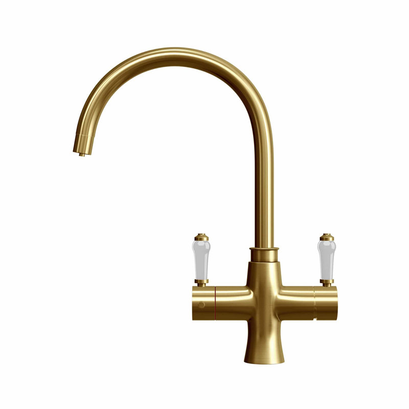 Fohen Touch Kitchen Faucet, Brushed Gold