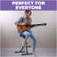 Tabouret de guitare liquide, tabouret de piano réglable - trône de tambour de musicien confortable - siège de tambour de guitare, tabouret de musicien, fauteuil, fauteuil de guitare pour adultes, enfants, batteur, guitare - tabouret de basse