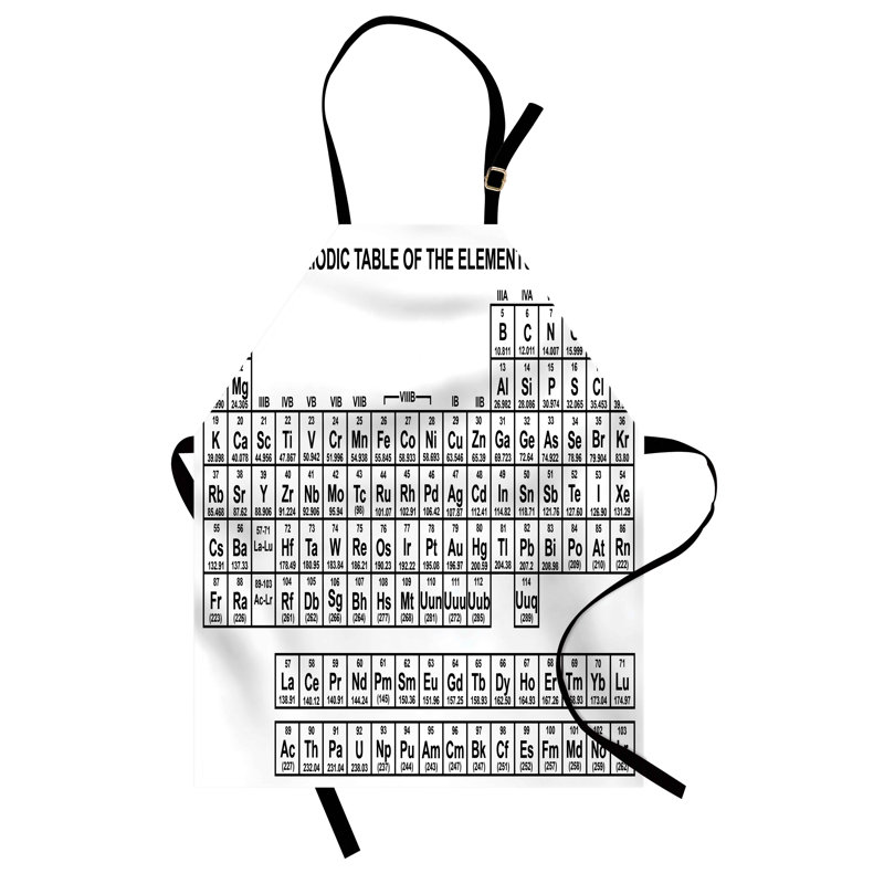 No Pattern Bib Apron