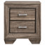 Ensemble de chambre avec grand lit 4 pièces Dylen Taupe délavé-99302665