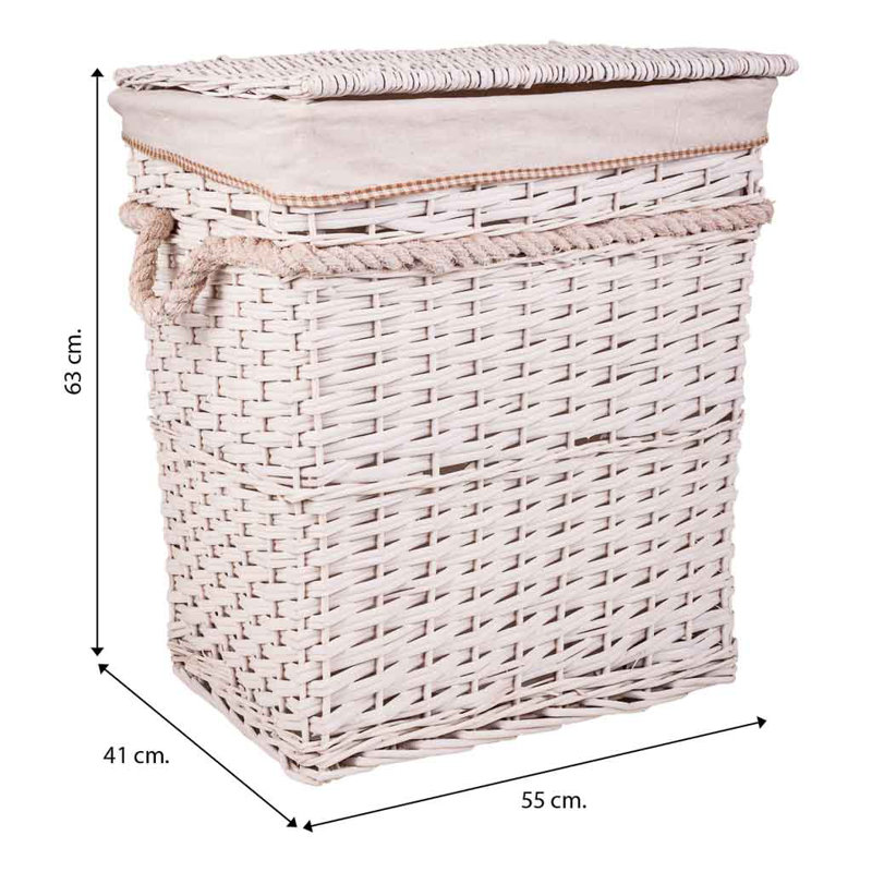 Wicker Laundry Set
