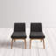 Chaise d'appoint rembourrée Klimek-1876543469
