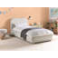 Taric Upholstered European Single (90 x 200 cm) Fabric Lift Up Storage Ottoman Bed