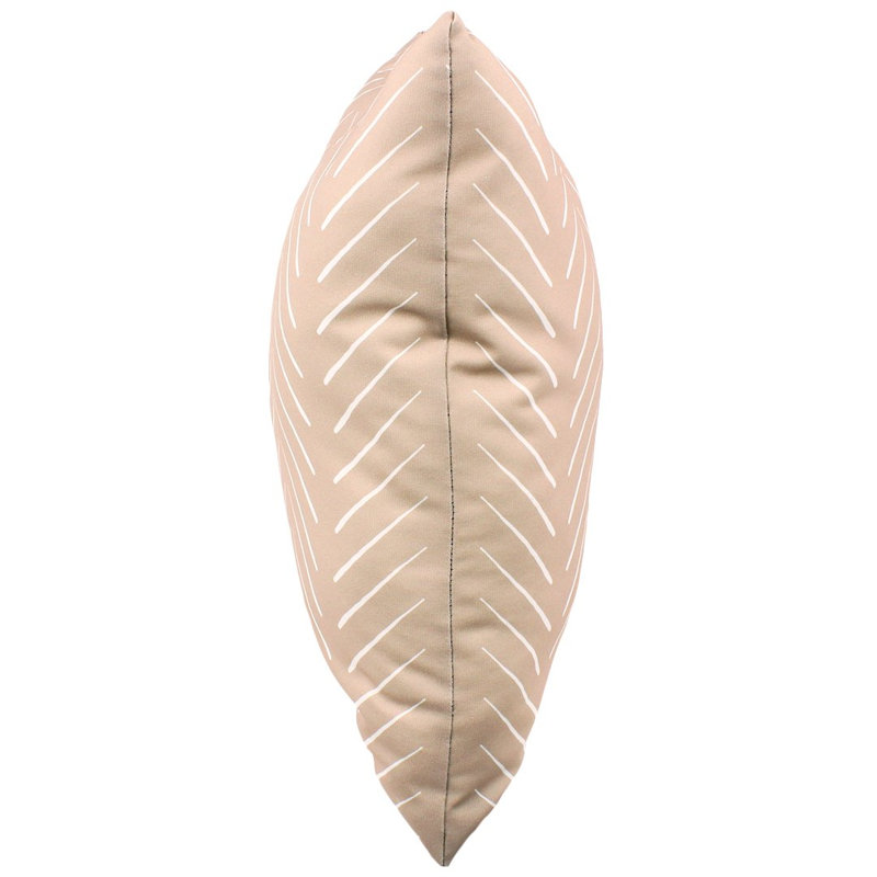 15Chevron Columns Double Sided Pillow, Taupe