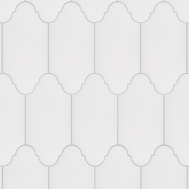 Textile Provenzal 6" x 13" Porcelain Patterned Wall & Floor Tile