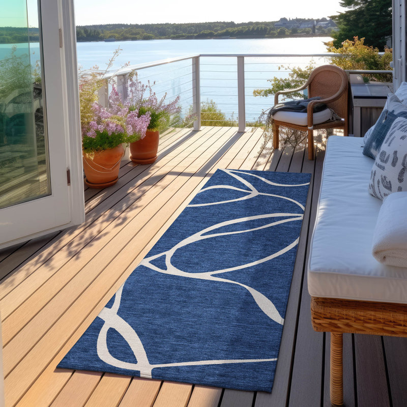 Machine Washable Indoor/Outdoor Chayden ACN999 Rug, Runner 2'3" x 7'6"