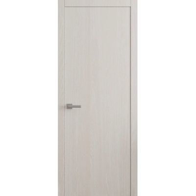 Intérieur de la porte française - Essentiel 8001 - Poignée simple à panneau régulier - Portes de salle de bain modernes