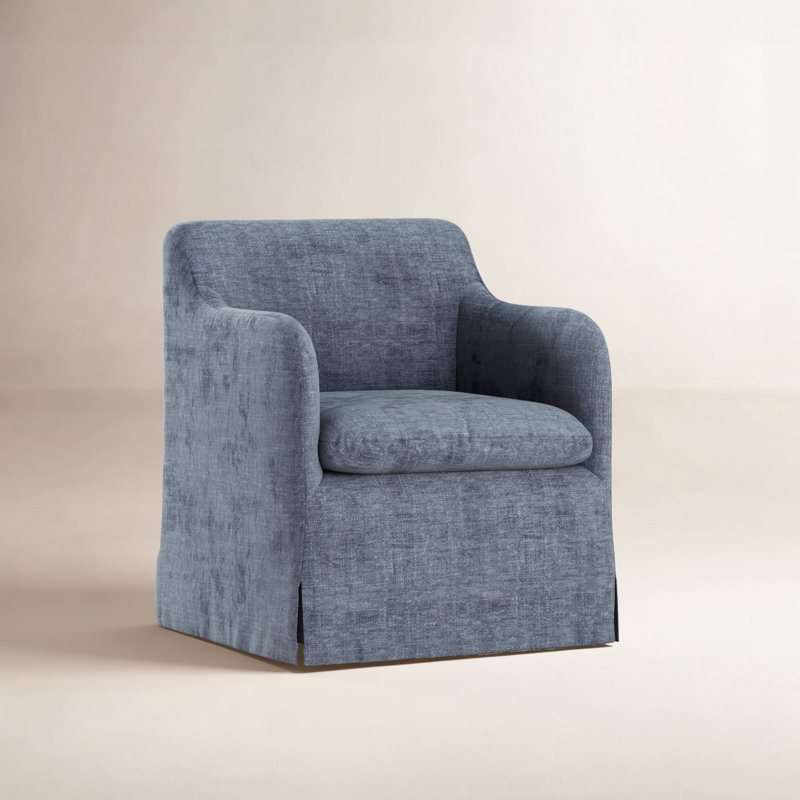 Fauteuil de salle à manger Wellings, Bleu ardoise