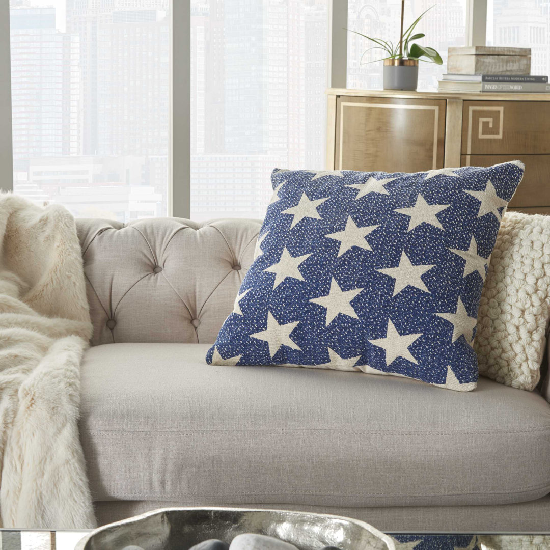 Geometric Cotton Throw Pillow Darya Home