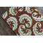 Tapis bleu clair et brun en laine touffeté à la main Borset-1773799578