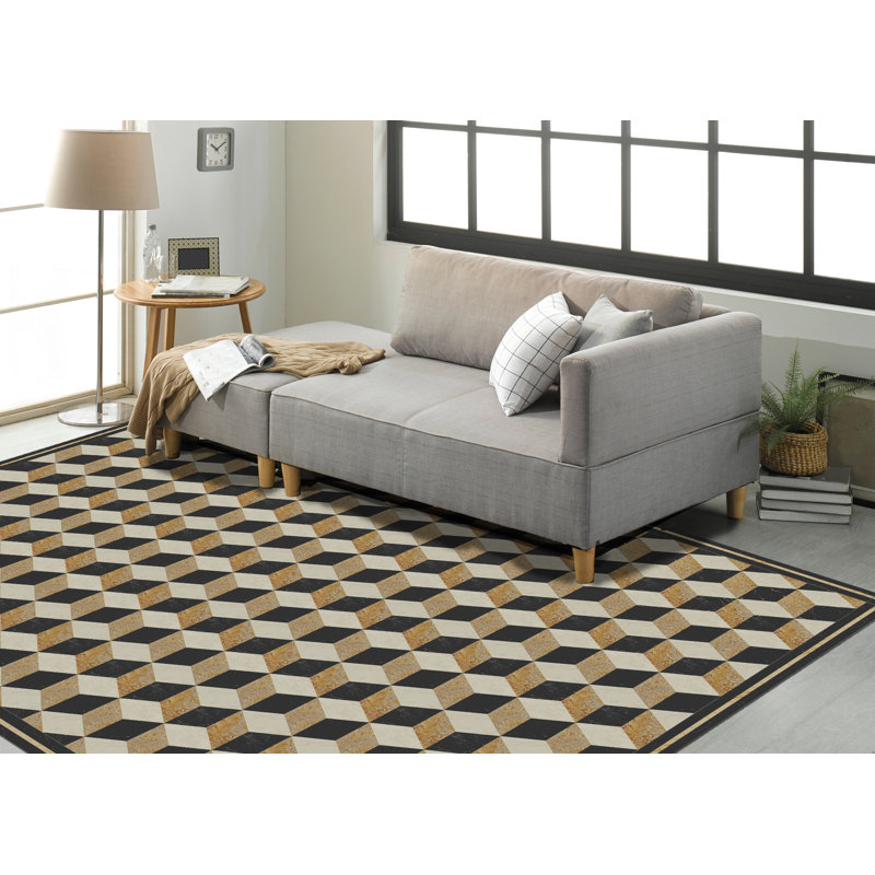 Abaigh Geometric Area Rug, Rectangle 155 x 200cm