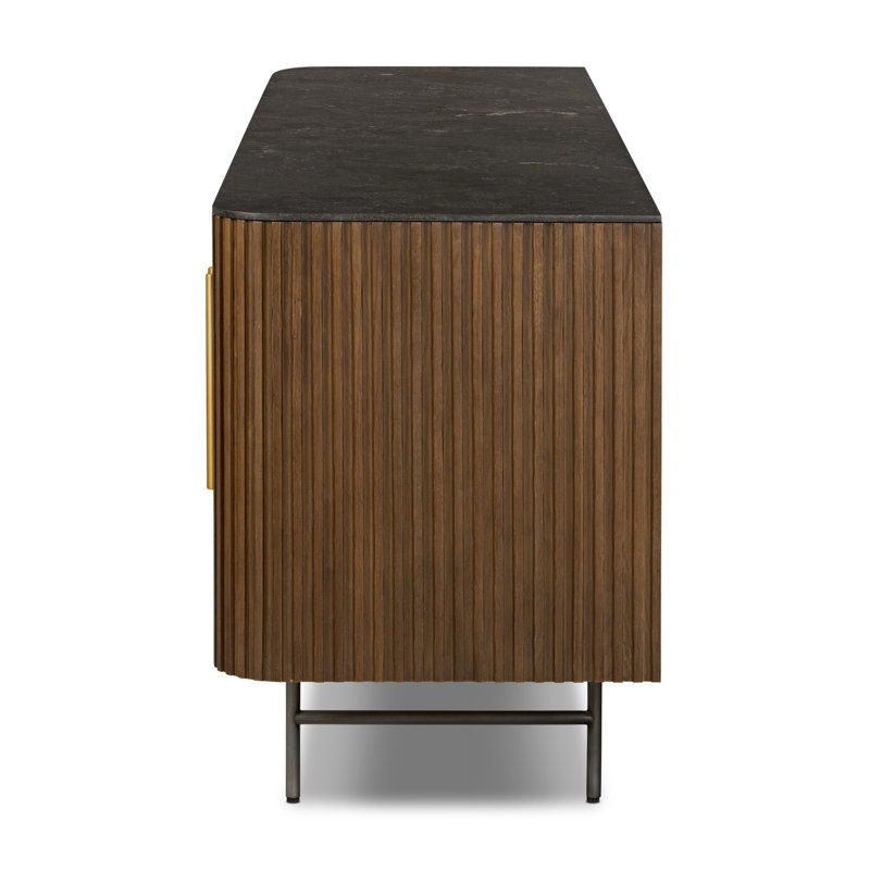 Fletcher Solid Wood Media Console