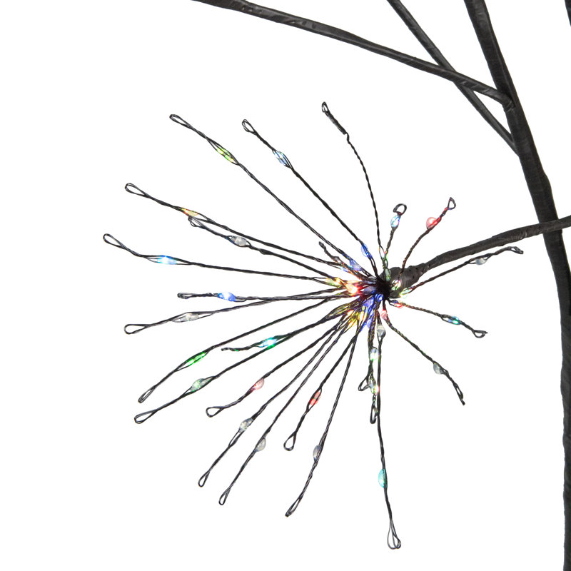 Arbre de Noël 5 pi avec lumières multicolores
