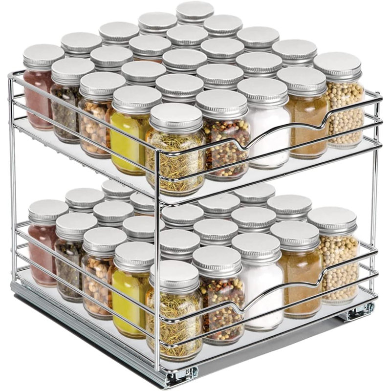 Rangement à 2 niveaux pour épices, canettes - Usage intensif