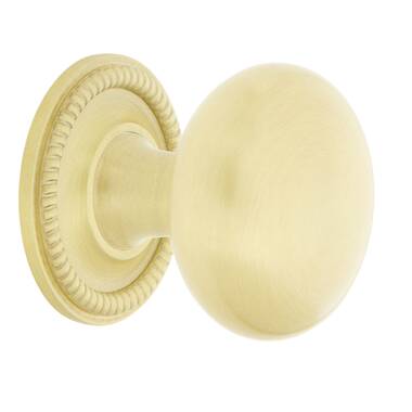 Forge Hardware Studio Eloise Unlacquered Brass 1 1/4 Round Knob with  Backplate - Wayfair Canada