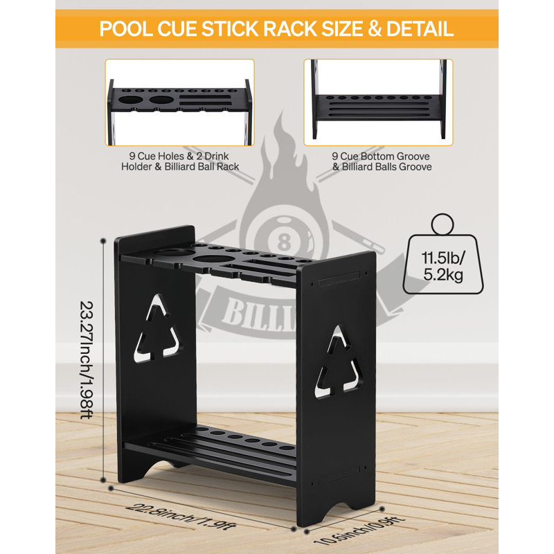 Manufactured Wood Freestanding Sports Rack