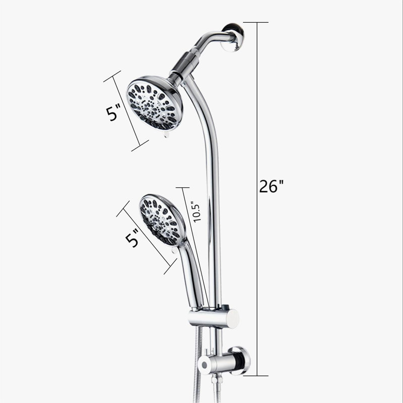 All-In-One Kit with Rough in-Valve, Chrome