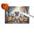 Boxer Spooky Halloween Glass Cutting Board Large