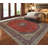 Khusbu Distressed Ghafoor Red Rug