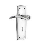Prairie Plate Privacy (Bed & Bath) with Decorative Keyhole and Swan Lever