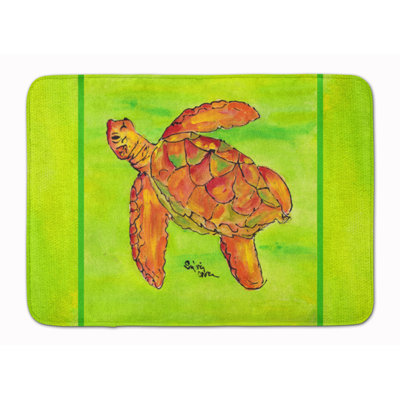 Tapis pour salle de bain en mousse à mémoire tortue