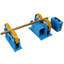 Rouleau 110V de rotation Rolls, 1000KG / 2205LBS, rouleau rotatif de soudage, positionneur rotatif de soudage avec boîtier de commande et interrupteur au pied