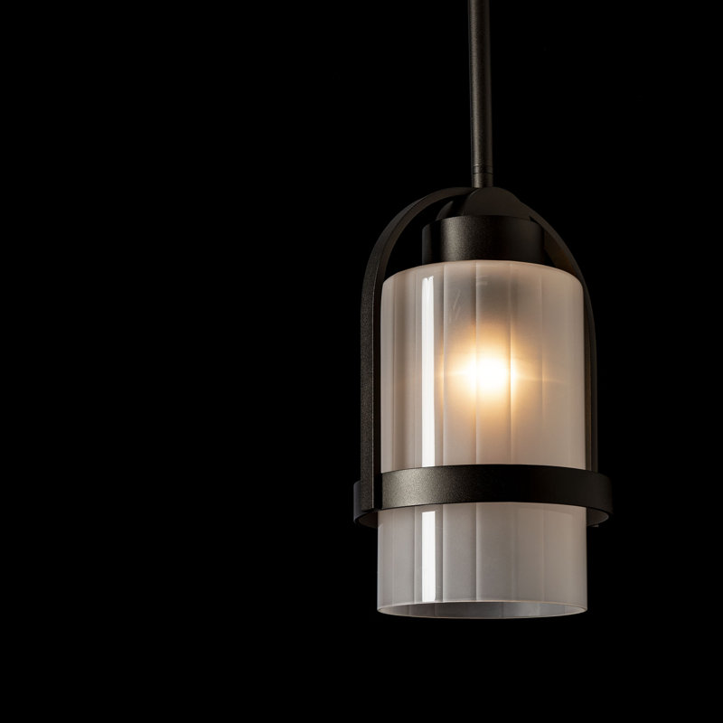 Alcove Outdoor Pendant, Coastal Oil Rubbed Bronze, Frosted