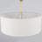 6 - Light 17.95'' Dimmable Modern Farmhouse Drum Candle Chandelier With Linen Shade For Kitchen Island Bedroom-671090087-702477611