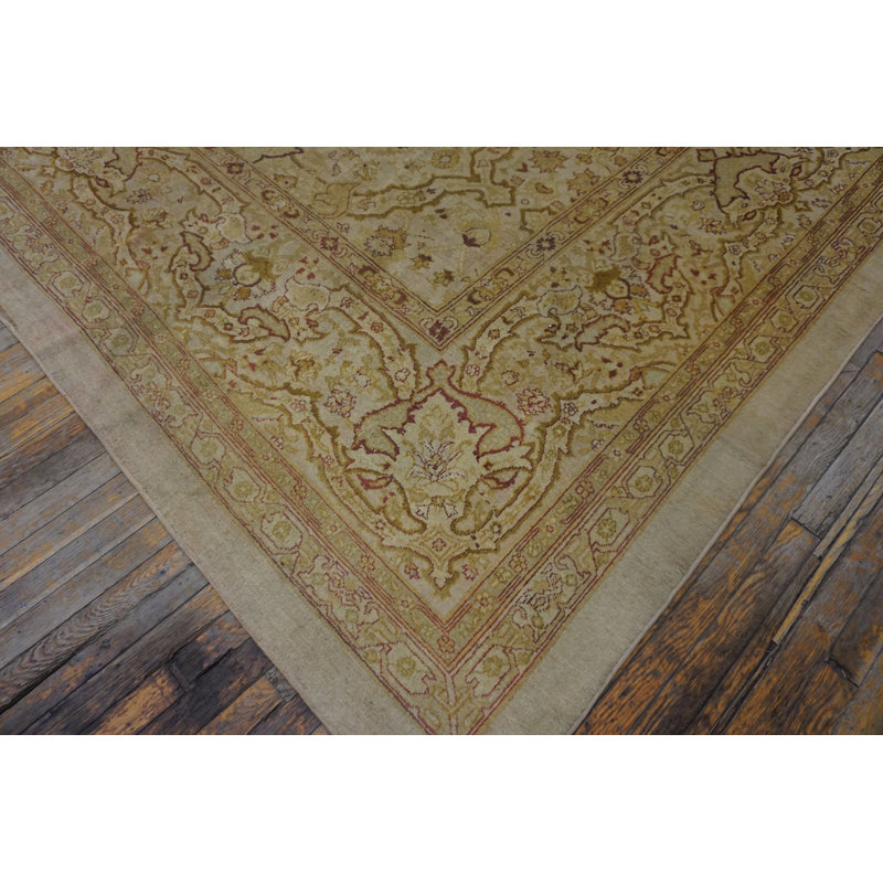Antique Large Amritsar Indian Allover Knotted Rug