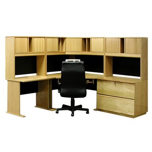 Reversible Corner Desk with Hutch