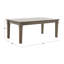 Rectangular Eucalyptus Wood Outdoor Coffee Table , 47.4'' in. W 26.4'' in. D