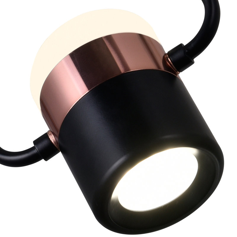 Luminaire suspendu linéaire à DEL 6 lumières pour table de billard Kudrete