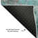 Premium Machine Washable Cerrito AMF562 Teal Rug