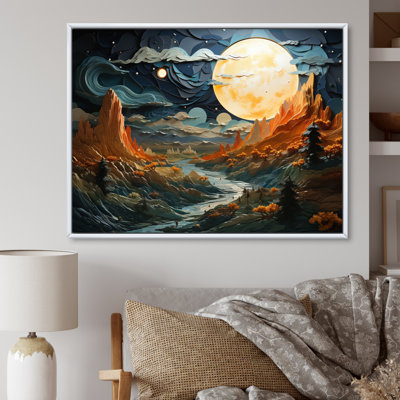 «Earth Jupiters Jewel The Galaxy II», reproduction sur toile