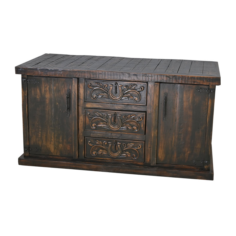 Sturdy Solid Wood Console Table