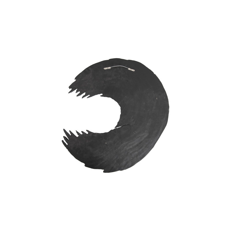 Swoop Wall Art, Black Wood, Small
