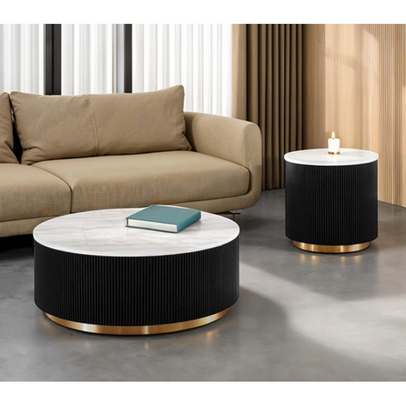 Michael 2-piece Round Coffee Table Set