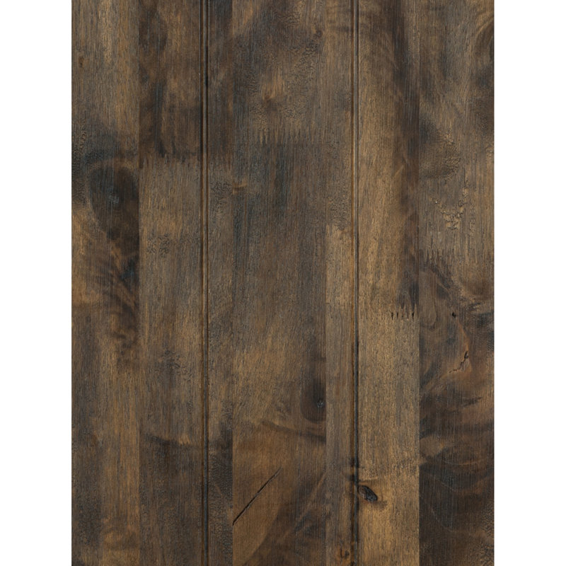 Banc de salle à manger en bois massif 52 po x 13 po, brun transitionnel classique, 52 po x 18 po