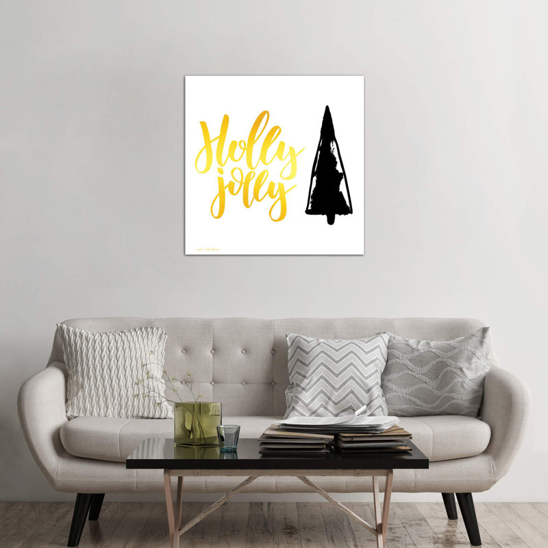 Holly Jolly Christmas Tre by Seven Trees Design - Wrapped Canvas Print, 93.98 cm H x 93.98 cm W x 1.91 cm D