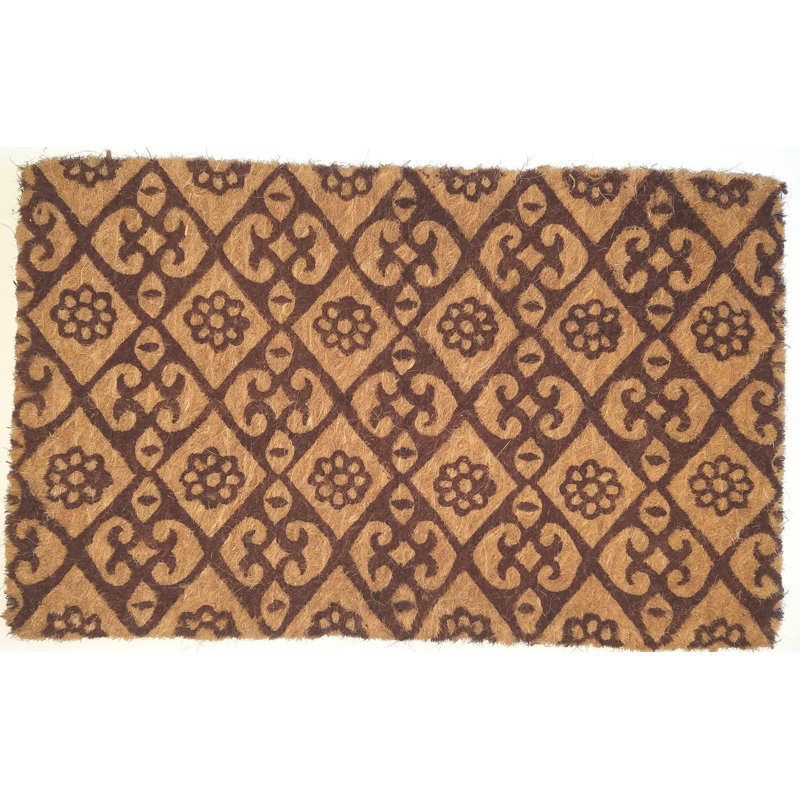 Mccrory Geometric Outdoor Doormat, Rectangle 1'6" x 2'6"