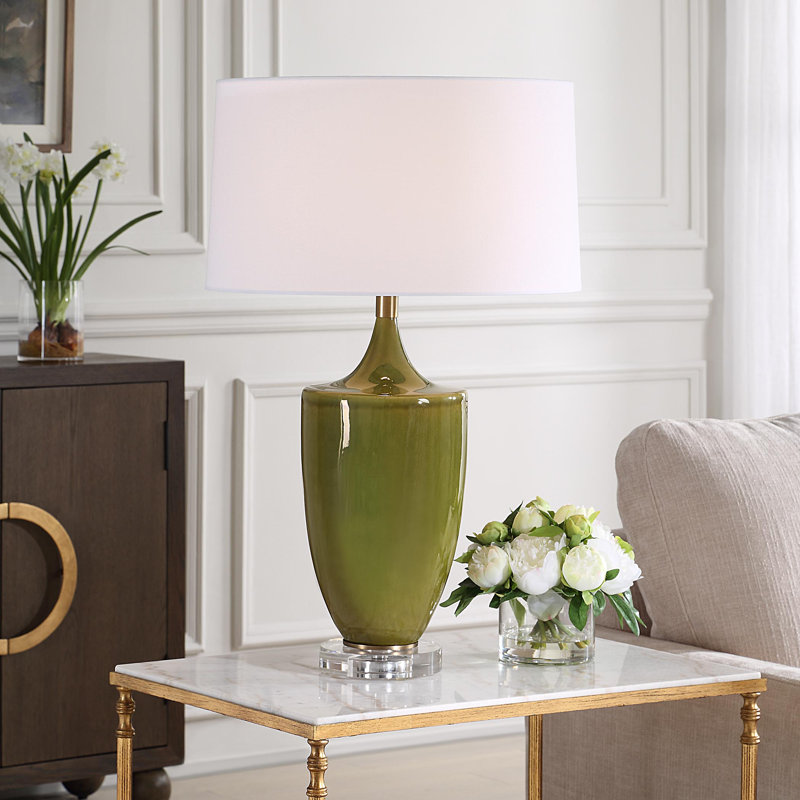 Caternia Moss Green Table Lamp