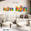 Colorful Legos - 5 pièces sur toile tendue-92829501