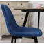 Ensemble de salle à manger contemporain 5 pièces, table de salle à manger ronde avec 4 chaises-198132176
