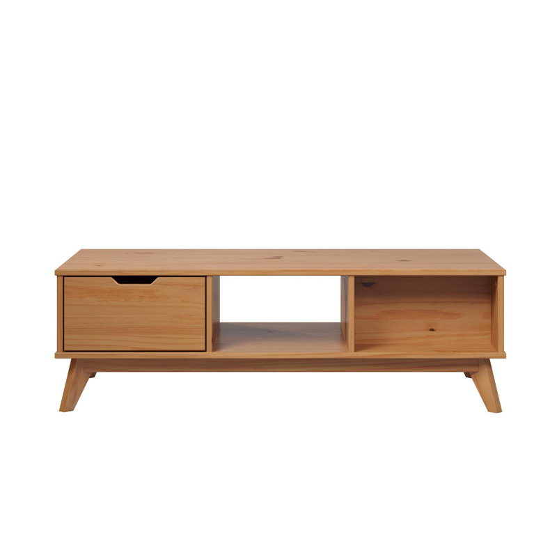 Ferncliff Solid Wood Coffee Table with Storage