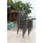 Graphite Outdoor Stacking Dining Side Chair with Cushions