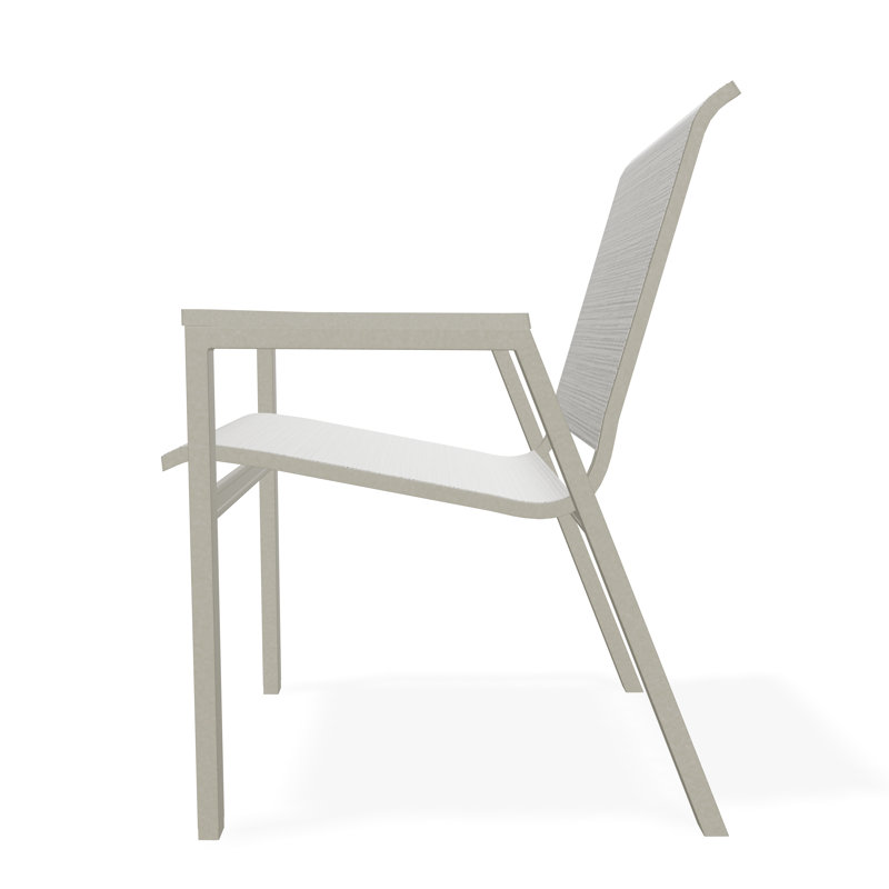 Bazza Outdoor Dining Chair, Deacon, Storm
